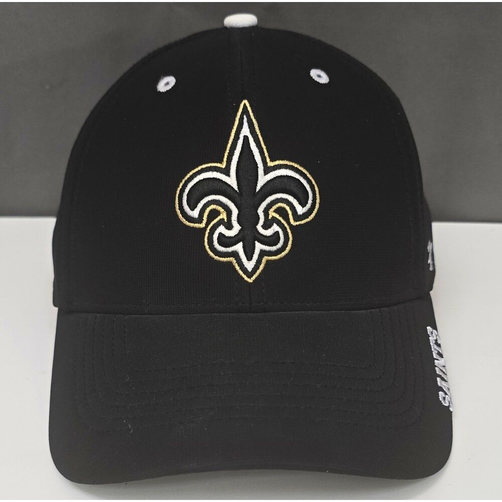 ‘47 New Orleans Saints Black Adjustable Hat Cap One Size Officially Licensed NFL